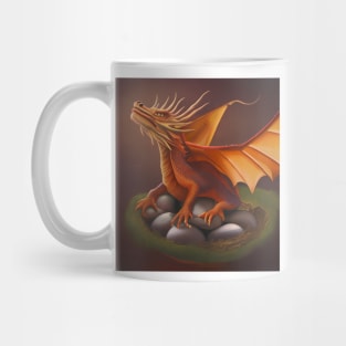 Red Dragon Hatching Eggs Mug